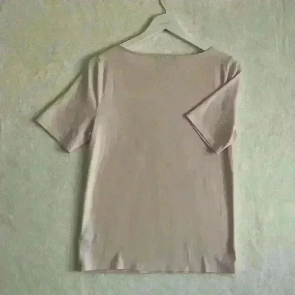 Lauren Ralph Lauren basic T shirt round neck pale pink SIZE XL - Picture 3 of 9